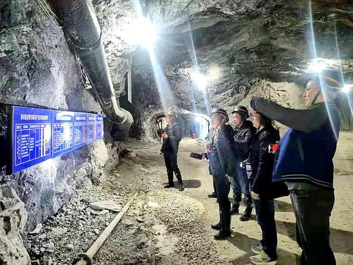 慈利非煤矿地下矿山安全技术帮扶